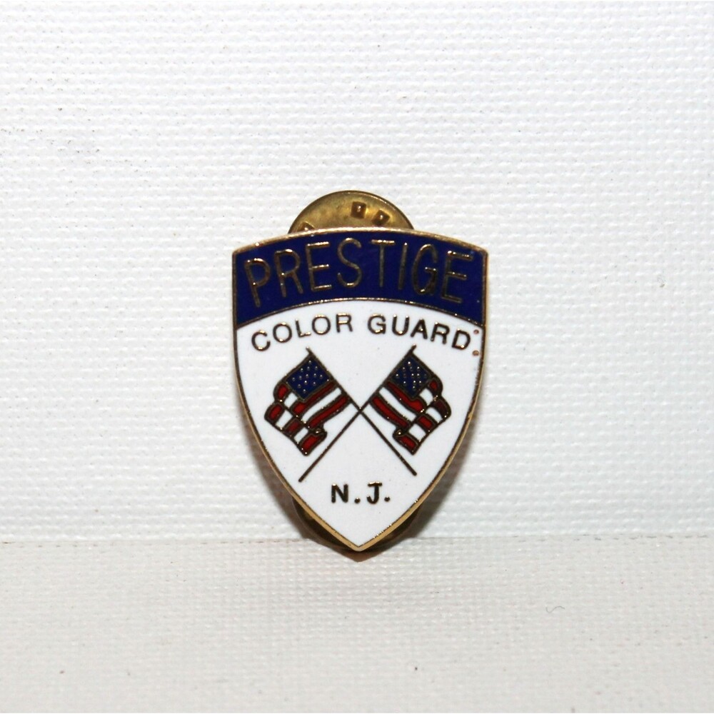 PRESTIGE Color Guard NJ metal pin Vintage US Air Force WW2